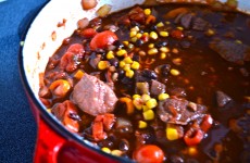 red beef chili
