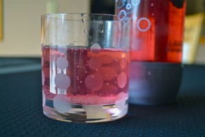 infused berry sparkling water