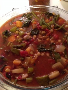 Manatee Minestrone made with Feel-Good Vegetable Broth