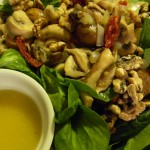 Greenslove! Warm Spinach and Mushroom Salad