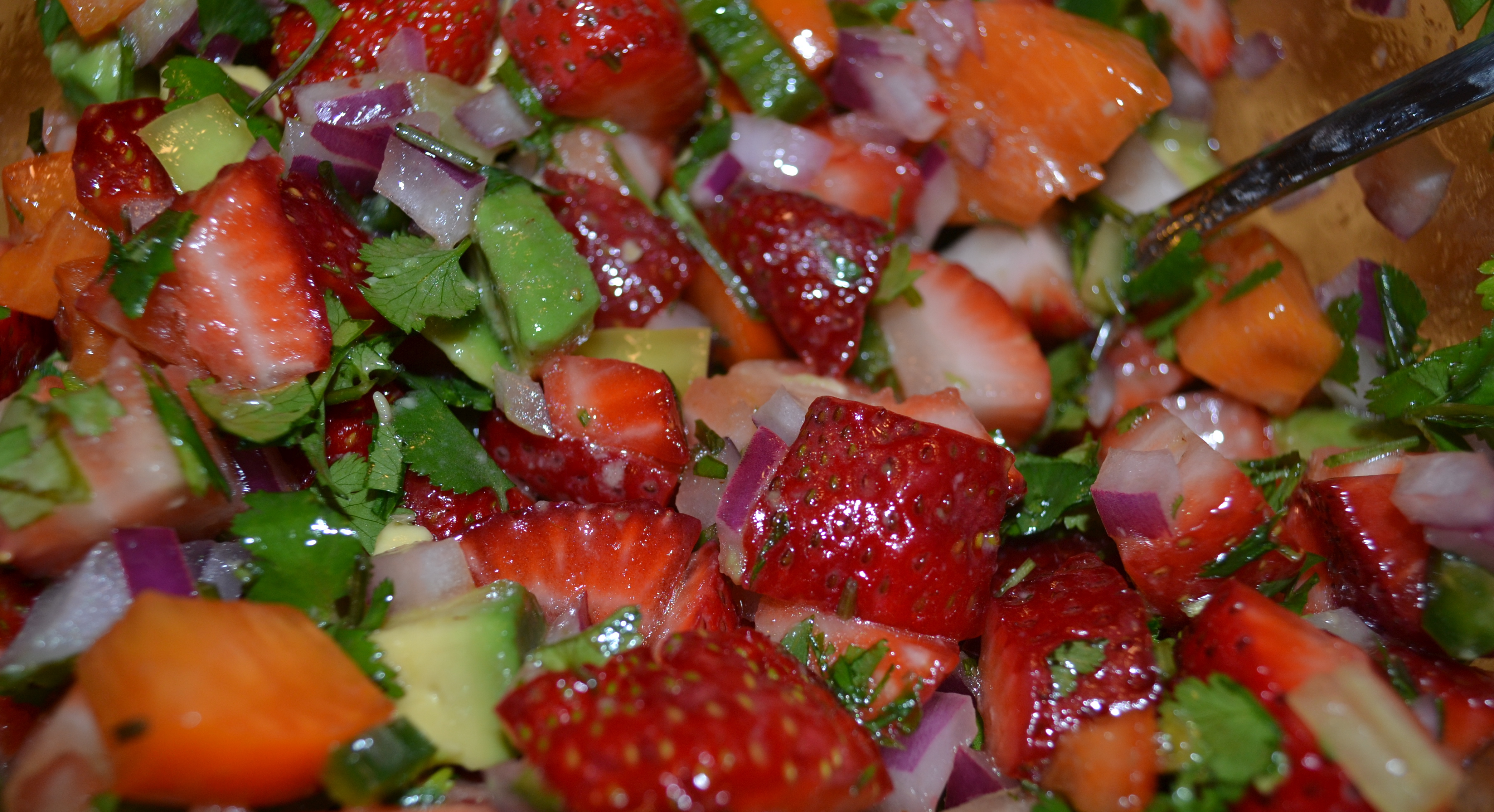 strawberry and persimmon salsa