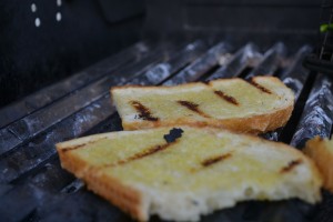 Bruschetta Salad: Grilled Bread