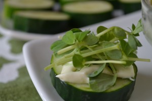 Food Matters Project: cucumbers and wasabi mayo