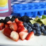 berries for lemonade ice cubs