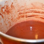simmering ketchup