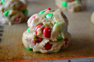 m&m cookie dough