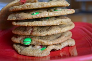 M&M cookies