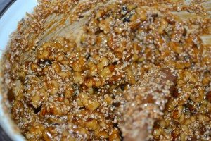 sandy sweet and spicy walnuts