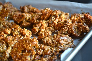 sweet and spicy walnuts