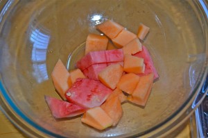 watermelon and cantalope