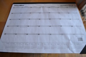 year desk calendar