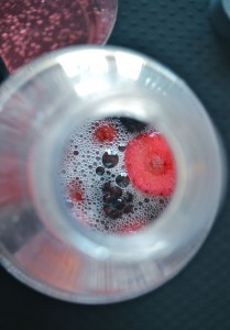 infused berry sparkling water