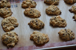 Baked Choc Chip Cookies on Sheet1