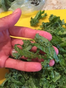 kale ribbons